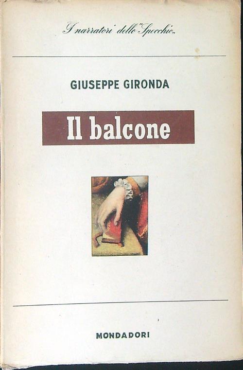 Il  balcone - Giuseppe Gironda - copertina