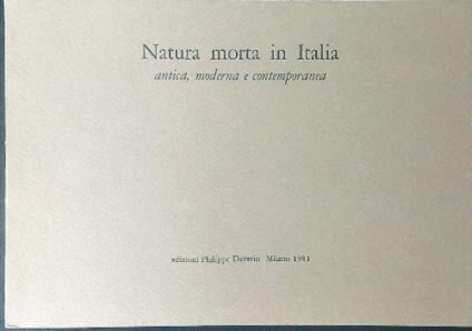 Natura morta in Italia - copertina