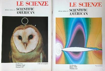 Le Scienze. Ed. It. Scientific American n. 162-163/1982 - copertina