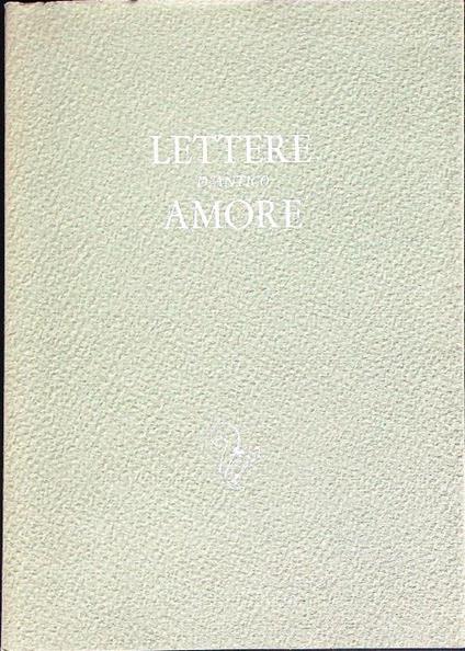 Lettere d'antico amore - Sandrino Cutolo - copertina