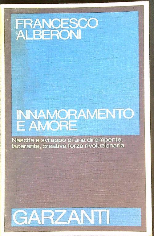 Innamoramento e amore  - Francesco Alberoni - copertina