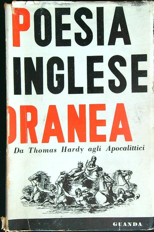 Poesia inglese contemporanea da Thomas Hardy agli Apocalittici - copertina