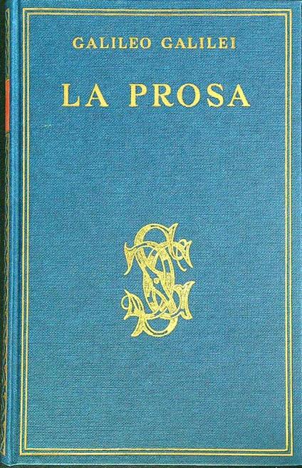 La prosa  - Galileo Galilei - copertina