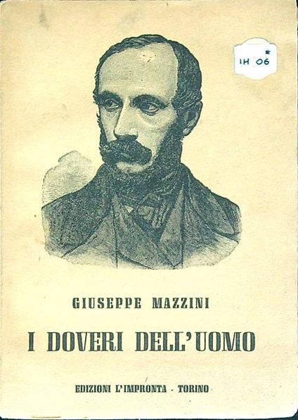 I Doveri Dell'Uomo   - Giuseppe Mazzini - copertina