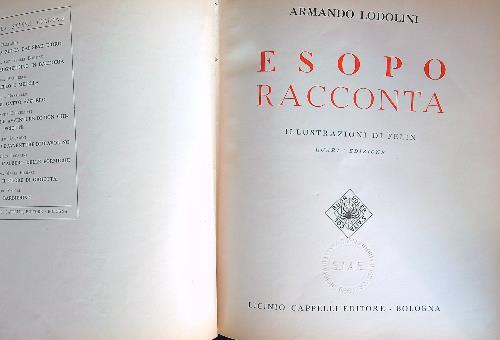 esopo Racconta - Armando Lodolini - copertina