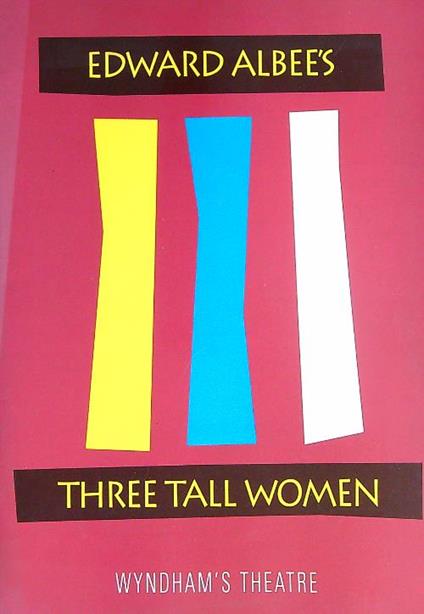 Three tall women - Edward Albee - copertina