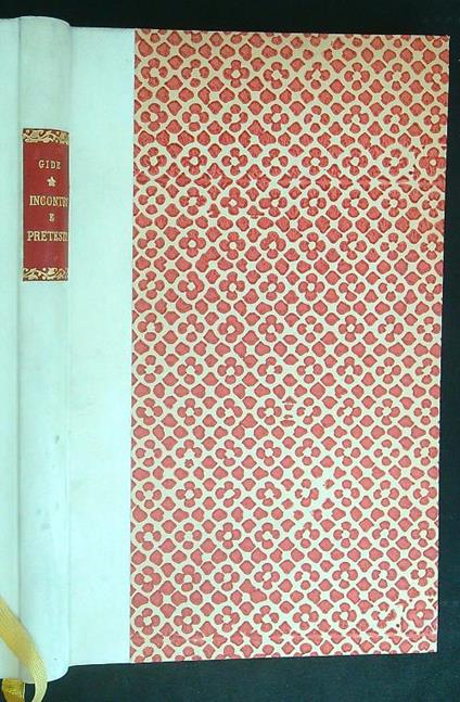 Incontri e pretesti - Andre' Gide - copertina