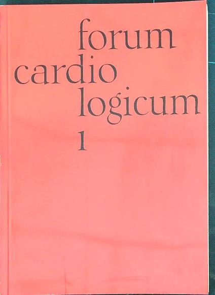 Forum Cardiologicum 1 - copertina
