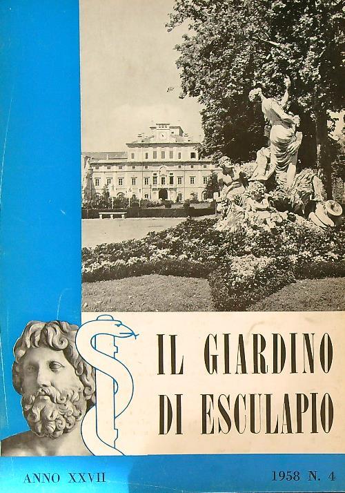 Il giardino di Esculapio 4/1958 - copertina