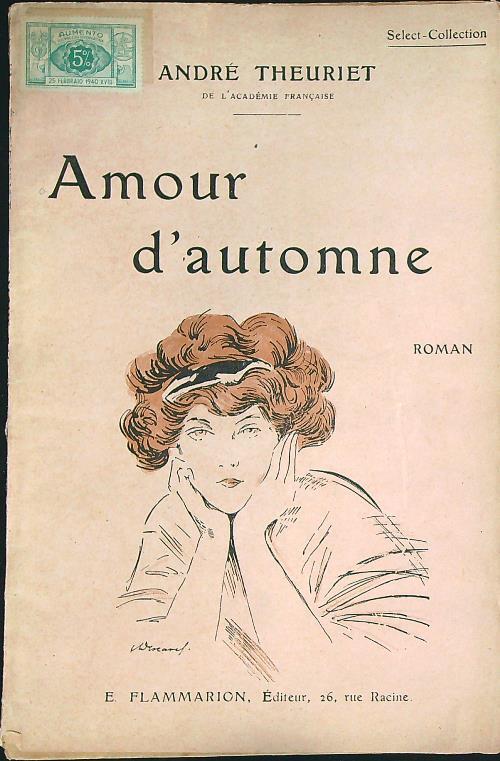 Amour d'Automne  - André Theuriet - copertina