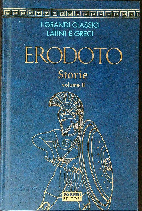 Storie II - Erodoto - copertina
