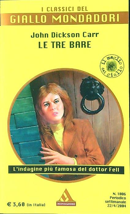 Le  tre bare - John Dickson Carr - copertina