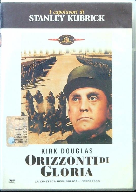 DVD: Orizzonti di gloria - Kirk Douglas - copertina