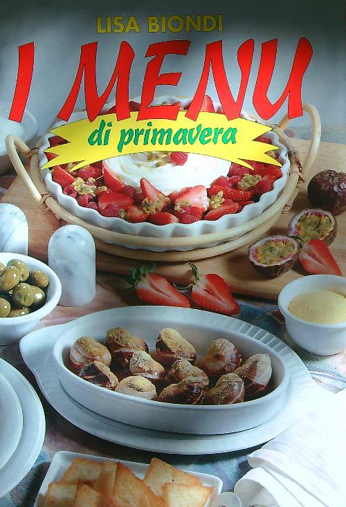 I menu di primavera - Lisa Biondi - copertina