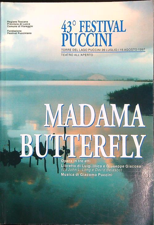 43o Festival Puccini. Madama Butterfly - copertina