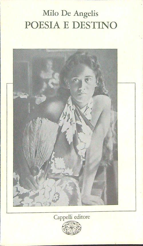 Poesia e destino - Milo De Angelis - copertina