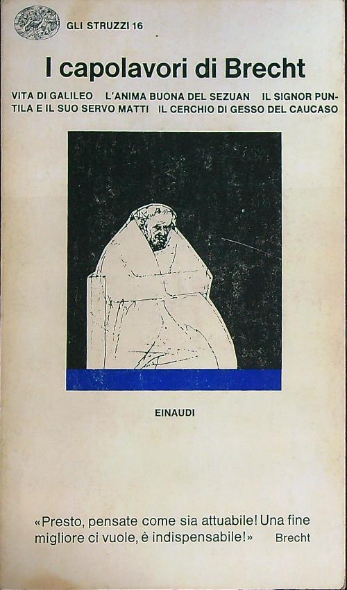 I capolavori di Brecht. Vita di Galileo, l'anima buona di Sezuan - copertina