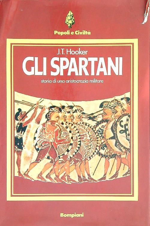 Gli spartani  - J. T Hooker - copertina