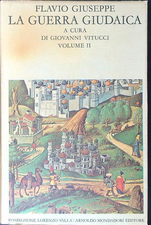 La  guerra Giudaica Vol II - Flavio Giuseppe - copertina
