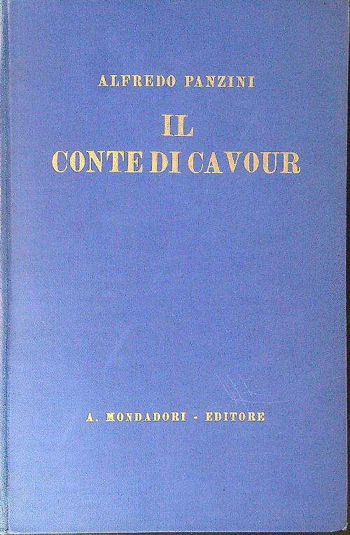 Il  conte di Cavour - Alfredo Panzini - copertina