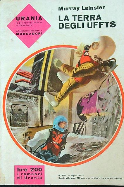 La terra degli Uffts  - Murray Leinster - copertina