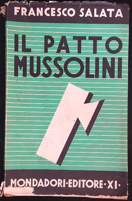 Il patto mussolini   - francesco salata - copertina