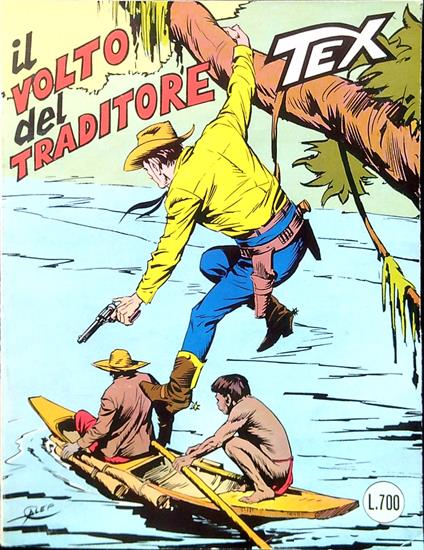 Tex 252. Il volto del traditore - G. L. Bonelli - copertina