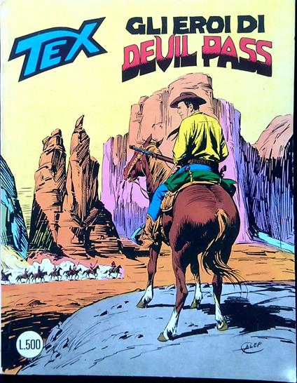 Tex 234. Gli eroi di devil pass - copertina