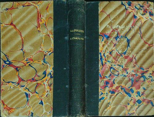 Ricordanze   - Mario Rapisardi - copertina