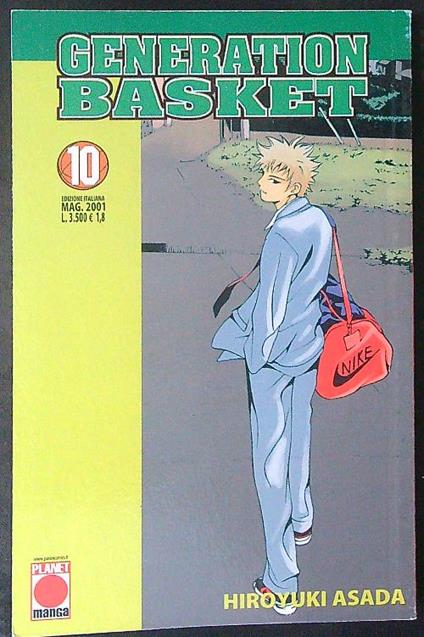 Generation Basket 10 - Hiroyuki Asada - copertina