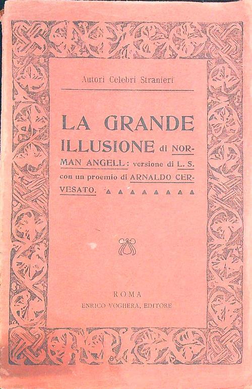 La Grande Illusione - Norman Angell - copertina