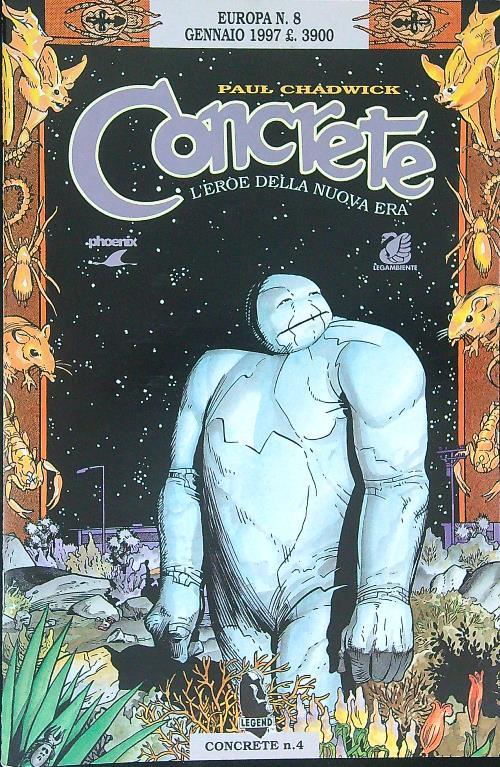 Europa n 8 / Gennaio 1997 Concrete n 4 - Paul Chadwick - copertina