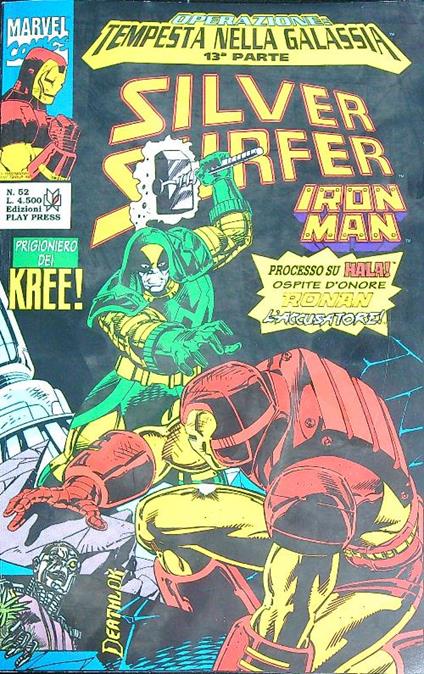 Silver Surfer /Iron Man 52 - copertina