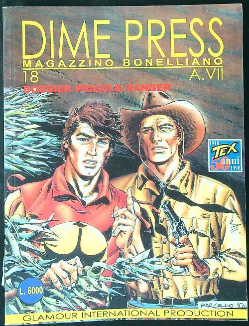 Dime press 18 Dossier Piccolo Ranger - copertina