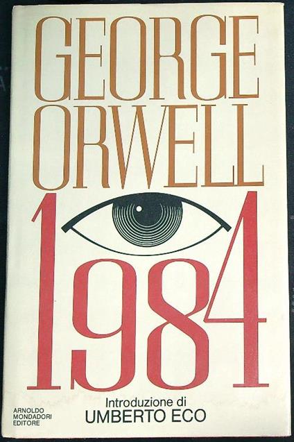 1984 - George Orwell - copertina