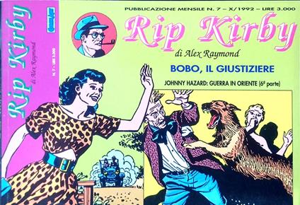 Rip Kirby 7. Bobo, il giustiziere - Alex Raymond - copertina