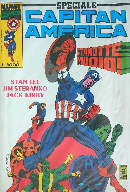 Speciale Capitan America - Stanotte Muoio! - A.VV. - copertina