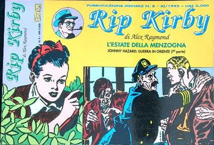 Rip Kirby - L'estate della menzogna - Alex Raymond - copertina