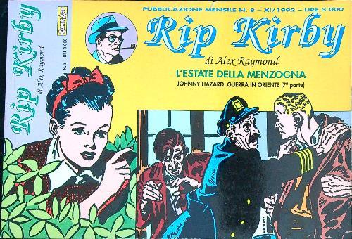 Rip Kirby - L'estate della menzogna - Alex Raymond - copertina