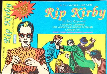 Rip Kirby  12 - Speciale Estate: L'usignolo scomparso - Alex Raymond - copertina