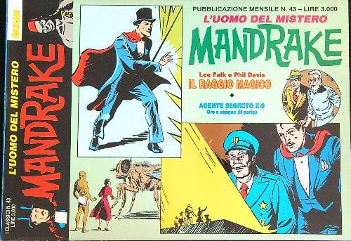 Mandrake N 43- il raggio magico  - Lee Falk,Phil Davis - copertina
