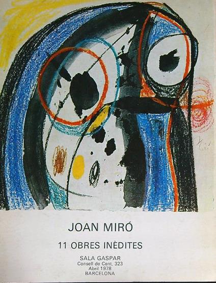 Joan Mirò: 11 obres inedites  - copertina