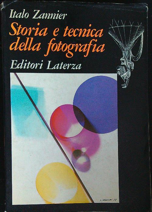 Storia e tecnica della fotografia   - Italo Zannier - copertina