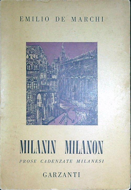Milanin Milanon  - Emilio De Marchi - copertina
