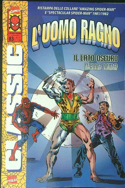 L'Uomo Ragno 83 / Dic 97 Il lato oscuro della luna - copertina