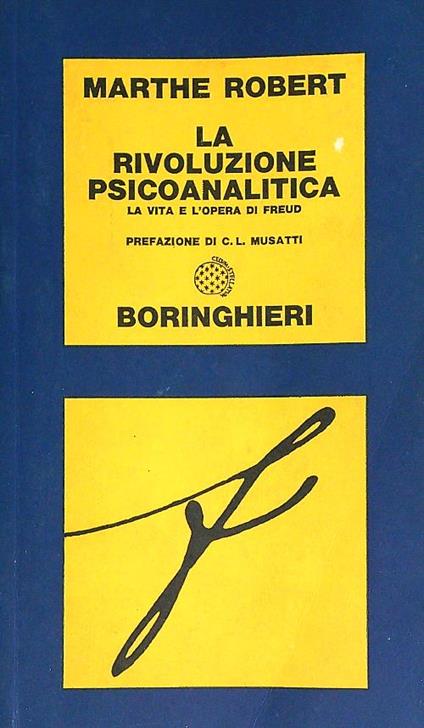 La rivoluzione psicoanalitica   - Marthe Robert - copertina