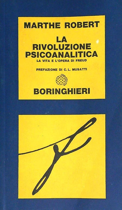 La rivoluzione psicoanalitica   - Marthe Robert - copertina