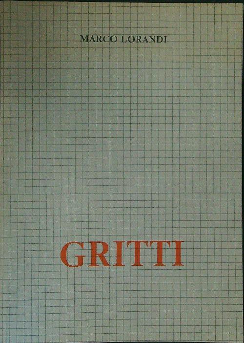 Gritti - Marco Lorandi - copertina