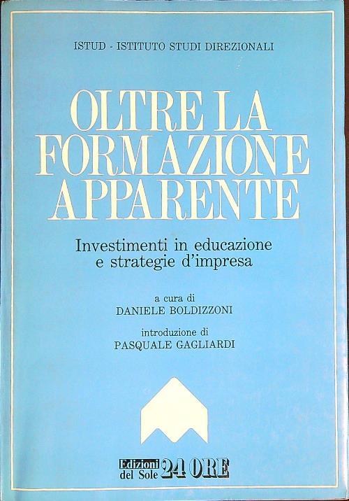 Oltre la formazione apparente - copertina