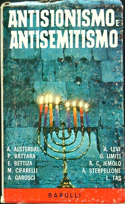 Antisionismo e antisemitismo - copertina